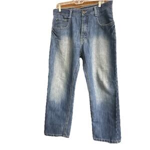 Vintage Southpole Jeans Mens 34x29 Baggy Straight Skater Hip Hop Y2K streetwear